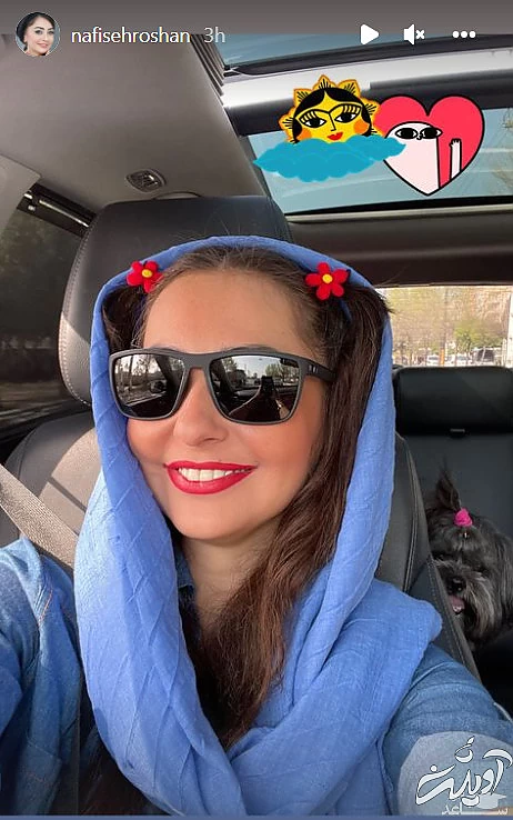 استوری نفیسه روشن